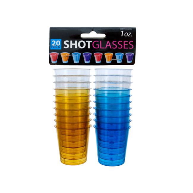 Bulk Buys OC10172 Plastic Shot Glasses