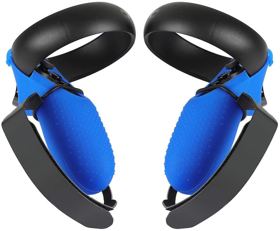 Esimen Controller Grip Skin Knuckle Strap for Oculus Quest/Oculus Rift S VR Headset Accessories Black 