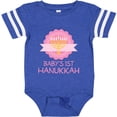 thumbnail image 3 of Inktastic Babys 1st Hanukkah Girls Baby Bodysuit, 3 of 5