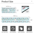 thumbnail image 3 of Yayeee Faucet Mat for Kitchen Sink 30" Diatomite Long Splash Guard Pad, Blue Trains Pattern, 3 of 7