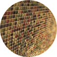 thumbnail image 1 of Ahgly Company Machine Washable Indoor Round Transitional Caramel Brown Area Rugs, 3' Round, 1 of 7