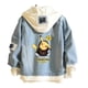 thumbnail image 1 of Pikachu inocente estilo hip hop linda chaqueta vaquera anime, 1 of 1