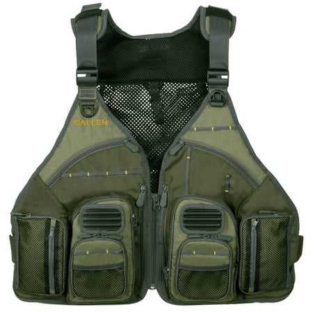 UPC: 0026509063469 | Allen Company Big Horn Fly Fishing Vest Olive Green
