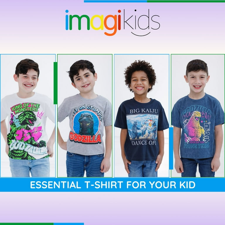 Godzilla Matching Family T-Shirt Toddler to Big Kid - Walmart.com