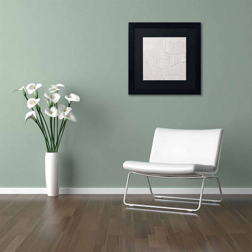 Trademark Fine Art "Spaces Between I" Canvas Art by Kavan & Co Black Matte, Black Frame