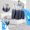 Blue, variant on Portable Travel Steam Iron, Czzoypi Powerful Handheld Clothing Wrinkles Remover, Compact Lightweight Garment Steamer for Suits Dresses Delicate Fabrics, White