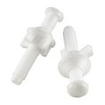 thumbnail image 5 of 2X Universal Toilet for Seat Hinge White Plastic Bolt Screw Nut Kit Replacement, 5 of 5
