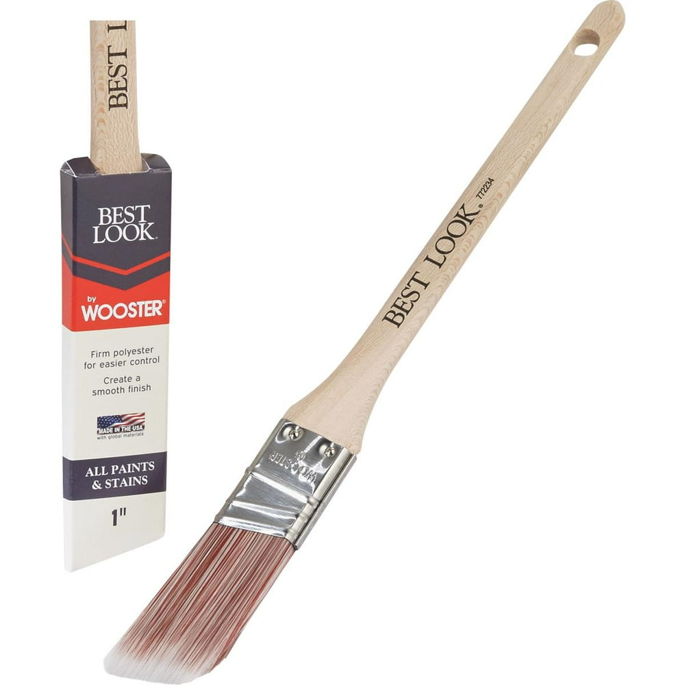 Best Look By Wooster 1 In. Thin Angle Sash Paint Brush D40211