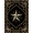 Black Tan, Pattern 1, variant on Design&I 8'x10' Washable Area Rug Cowboy Theme Entry Weathered Tan Cream Bathroom Themed Mens Hat for Dining Room, Large Office, Lounge, Snag-Free