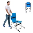 thumbnail image 2 of Silla de Ruedas para Escaleras Manual | 4 Ruedas Todoterreno | 3 Correas de Seguridad | Plegable | Transporte de Emergencia | Silla de Evacuación Rescate 158kg, 2 of 8