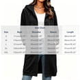 thumbnail image 3 of Miqool Long Hoodies for Women Long Sleeve Button Down Sweatshirts Drawstring Casual Fall Winter Track Jackets with Pockets, 3 of 8