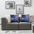thumbnail image 2 of Pillow Cover with Starry Sky Galaxy Theme Star Series Outer Space Universe Magical Art Cloud Astronomy Decoration Sofa Cushion  1 set of 2, various sizes, 2 of 7