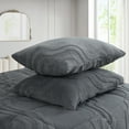 thumbnail image 4 of 3 PCS Wave Jacquard, Ultra Soft Warm Plush Comforter Set MEW, 4 of 6