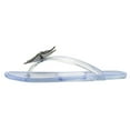 thumbnail image 5 of JeashCHAT Sandals for Women, Slide Sandals Summer New Flip Bowknot Flash Diamond Sandals And Slippers Women's Slippers (Clear), 5 of 6
