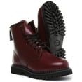 thumbnail image 5 of Grinders Cedric CS Unisex 8 Eyelet Lace Up Leather Ankle Boot In Cherry Size 11M, 5 of 6