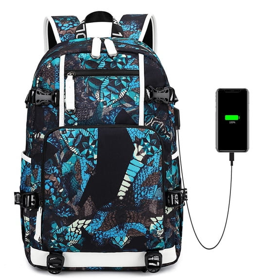 Oxford water splashing Backpack,18 inches