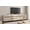 Beige, variant on Modern TV Stand For Tvs Up To 120 Inches, 4-In-1 Entertainment Console With 6 Drawers And Adjustable Shelves, Media Cabinet For Living Room Or Bedroom,Brown
