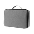 thumbnail image 2 of Organizador de gafas de sol, bolsa organizadora de gafas, compartimento ajustable con cremallera, organizador portátil de joyas y relojes para hombres, 2 of 8