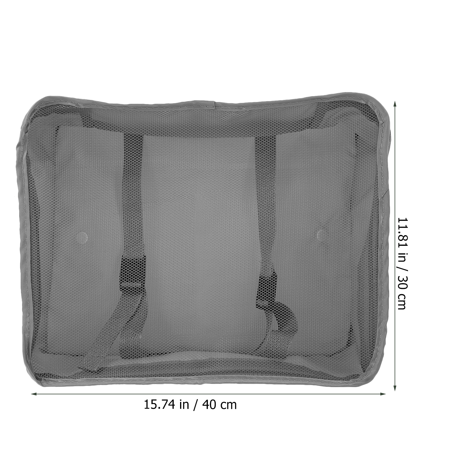 TABLZONE Travel Accessory Shoe Bag Clothes Bags Grey 1Set 11.8X10.6X4.7In