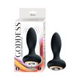 thumbnail image 1 of Goddess Diamond Vibrating Plug - Black, 1 of 5
