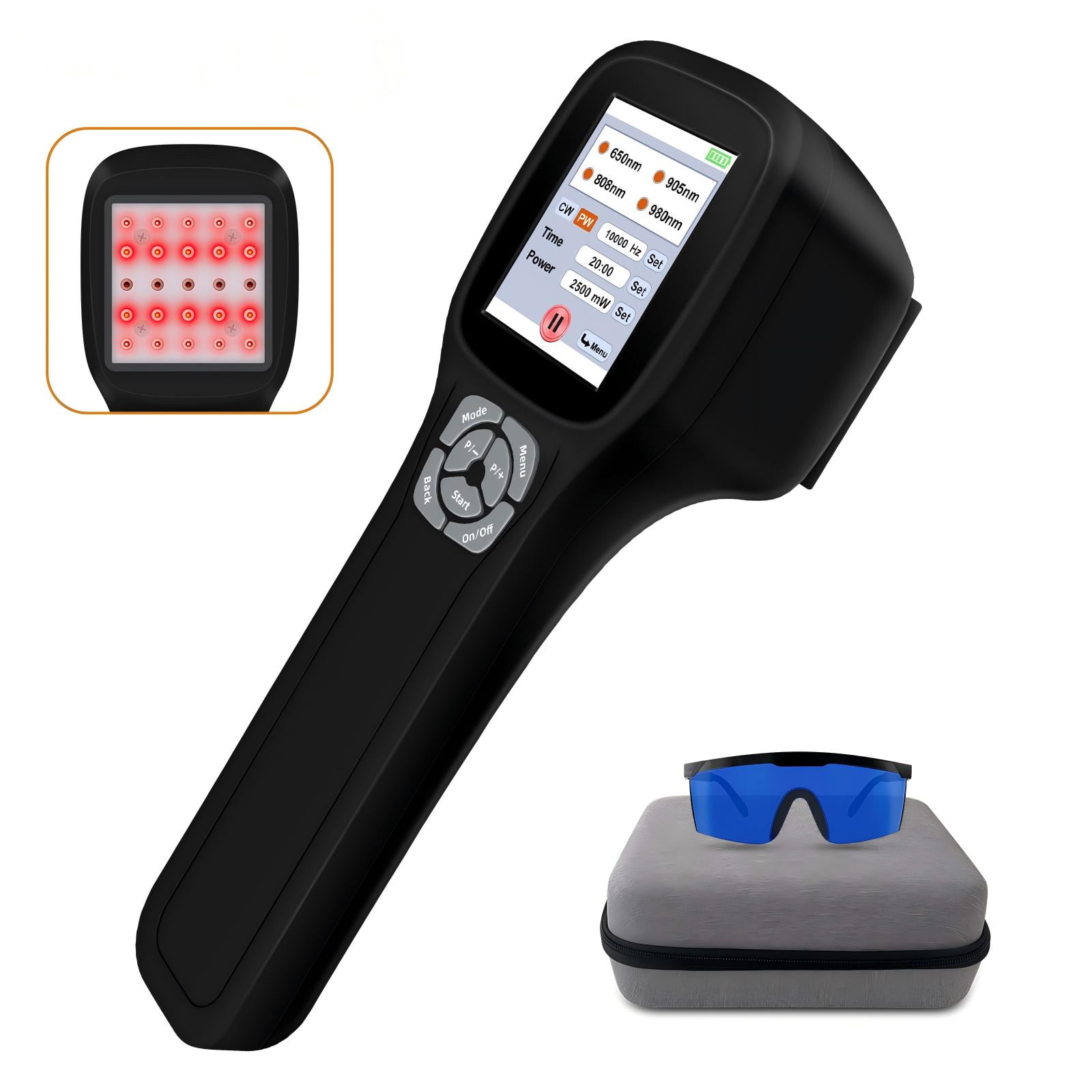 ZJZKTOP 𝐍𝐞𝐚𝐫 𝐈𝐧𝐟𝐫𝐚𝐫𝐞𝐝 & 𝐑𝐞𝐝 𝐋𝐢𝐠𝐡𝐭 𝐋𝐚𝐬𝐞𝐫 𝐓𝐡𝐞𝐫𝐚𝐩𝐲 Device 𝐟𝐨𝐫 𝐂𝐡𝐫𝐨𝐧𝐢𝐜 𝐚𝐧𝐝 𝐀𝐜𝐮𝐭𝐞 𝐏𝐚𝐢𝐧 𝐏𝐡𝐲𝐬𝐢𝐨𝐭𝐡𝐞𝐫𝐚𝐩𝐲 2500mW