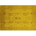 thumbnail image 1 of Ahgly Company Machine Washable Indoor Rectangle Oriental Yellow Industrial Area Rugs, 7' x 9', 1 of 4