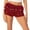 Red, variant on Bunenne Mardi Gras Pant Sequin Pants Women Ruffle Shorts Lolita Lace Trim Booty Shorts Mesh Layered Bottoms Cute Pettipants Shorts for Women Green XL