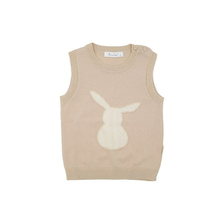 

Baby Girls Tops Rabbit Printed Knitting Pattern Knitted Cartoon Round Neck Pullover Toddler Infant Kids Daily Vacation Soft Leisure Outwear Children s Day Gift