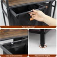 thumbnail image 4 of Laundry Hamper with Classification Labels and 2 Pull-Out Removable Bags - 2 x 12.1 Gallon Rustic Brown Black, 4 of 6