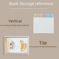 thumbnail image 3 of Plastic table removable bookshelf with pulley simple Student Book finishing storage box wholesale, 3 of 6