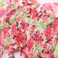thumbnail image 6 of XIAONU Floral Print Spaghetti Strap Maxi Dress For Women Front Cutout Tiered Vacation Dress, 6 of 7