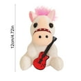 thumbnail image 3 of Cheapark 2026 Horse Shaped Plush Keychain - Cute Novelty Portable Toy Bag Charm Lightweight Accessory for Keys Bags Cars Festive Gift for Chinese New Year, 3 of 6
