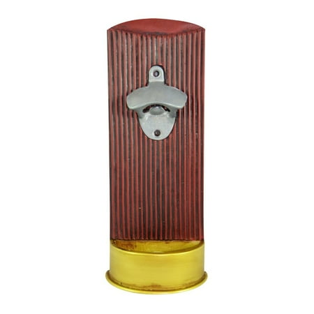 Pine Ridge Bottle Opener 12 Gauge Buckshot Shotgun Shell Wall Mount Kitchen Accessories - Beer Bottle Opener With Cast Iron Lip - Beer Barware Decorative and