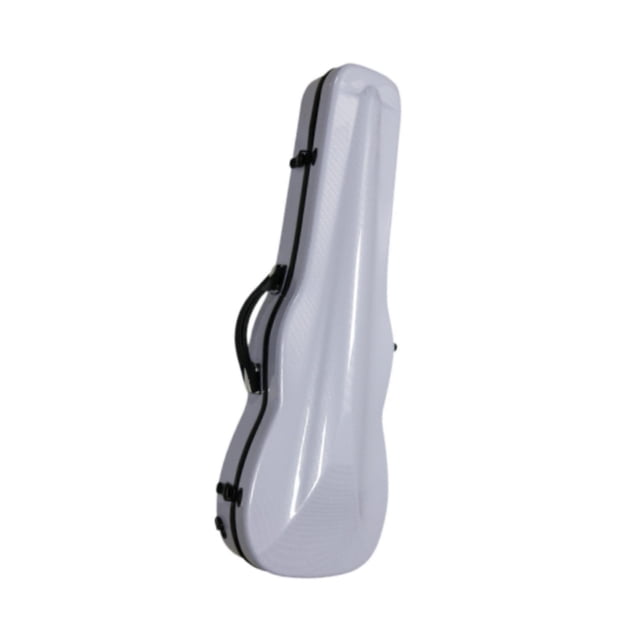 Estuche de Violín de Tamaño Completo 4/4 Perfecl Mochila Dura Portátil Cuadrícula Blanca