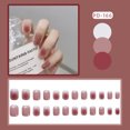 thumbnail image 3 of Kit de uñas postizas NQ 72 piezas con pegatinas de pegamento, 3 of 5