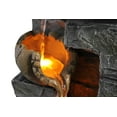 thumbnail image 5 of Rustic Stoneware Bowl and Jar Outdoor Floor Water Fountain Outdoor Freestanding Fountains.27.2 Inch Tall, 5 of 6