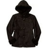 Faded Glory - Women's Plus-Size Sueded Hooded Toggle Jacket