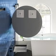 thumbnail image 5 of EVIVA Round 36 Inch Frameless Mirror with Bevel Edge, 5 of 9