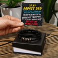thumbnail image 6 of To My Badass Dad, You Are My Number One Superhero Love You Forever Men Bracelet for Father's Day, 6 of 6