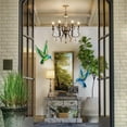thumbnail image 6 of HONGLAND Metal Hummingbird Wall Art - 15" Bird Decor for Patio Fence (2-Pack in Blue and Green) - Perfect for Adding Charm and Vibrancy to Your Outdoor Space!, 6 of 6