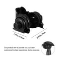 thumbnail image 2 of LULULION 4Pcs Bike Seat Clamp Adjustable Iron Seatpost Clip for Standard Rail Saddles Durable Black, 2 of 6
