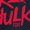 NAVY, variant on - Red Hulk Face - Men's Long Sleeve Graphic T-Shirt