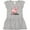 AC-Heather Grey, variant on Inktastic I Love Piggies Cute Pig Girls Toddler Dress
