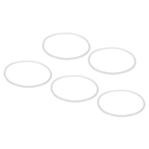 Uxcell O Rings Fit 10 Inch Water Filter Housing 87x4mm Silicone Replacement O Rings White 5 Pack