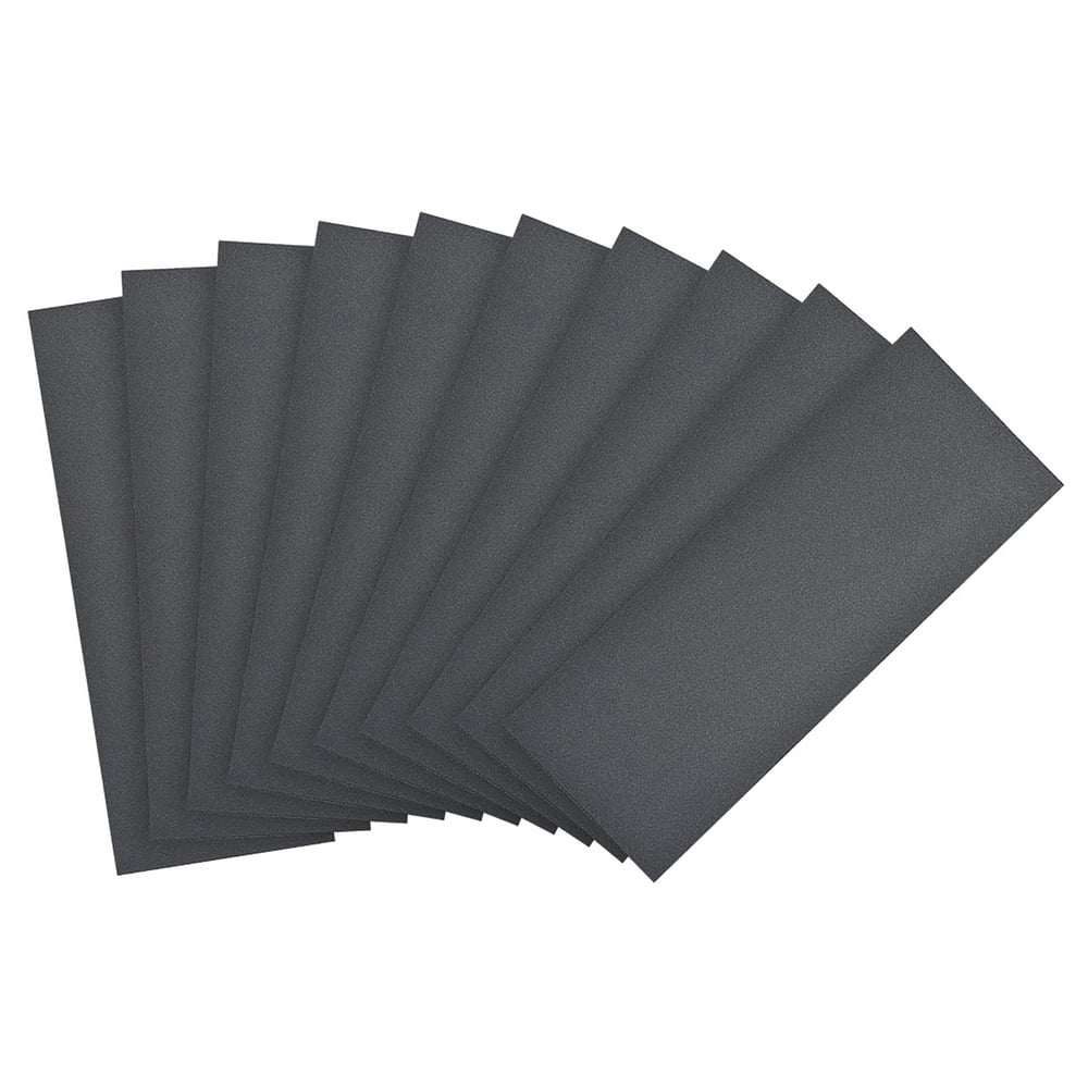 Uxcell 9" x 3.7" 400 Grit Silicon Carbide Waterproof Sandpaper 10 Pack