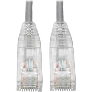 - Tripp Lite 5ft Cat6 Snagless Unshielded (UTP) Slim Network Patch Cable - Gray