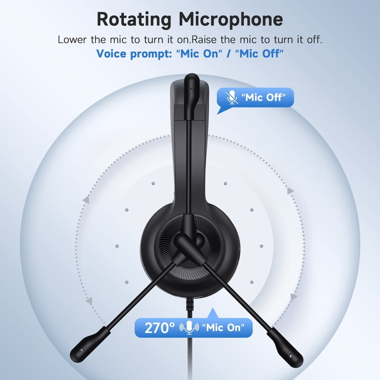 Froura Wired Call Center Headset with Noise Cancelling photo 3