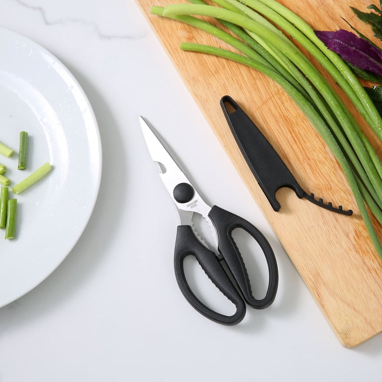 Mainstays Black Handle Stainless Steel Multi-Purpose 8.6in Kitchen