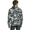 thumbnail image 2 of Port & Company Core Fleece Camo Pullover Hooded Sweatshirt-M (Winter Camo), 2 of 6