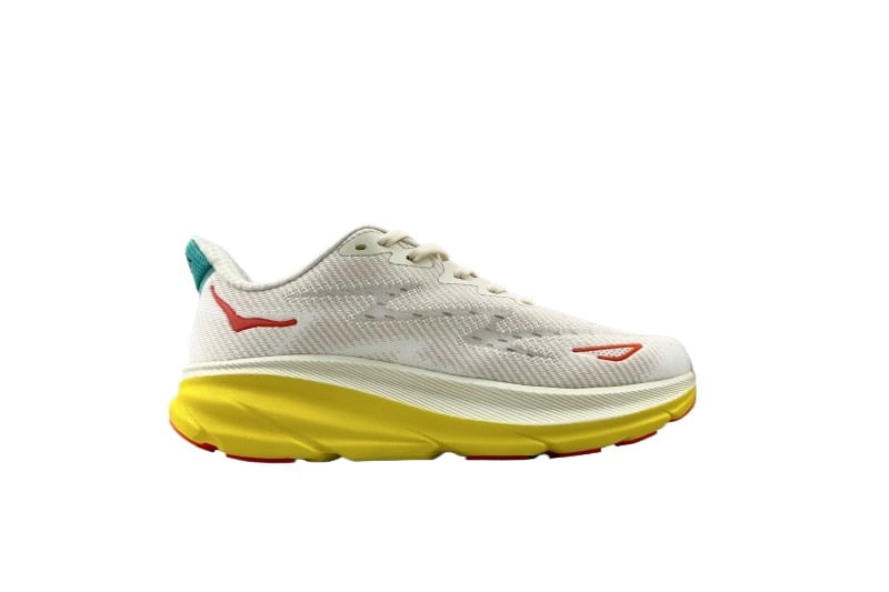 Hoka OneOne Clifton 9 Stylish Yellow White Gender Neutral  display picture 1